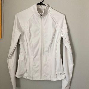Fila white zip up